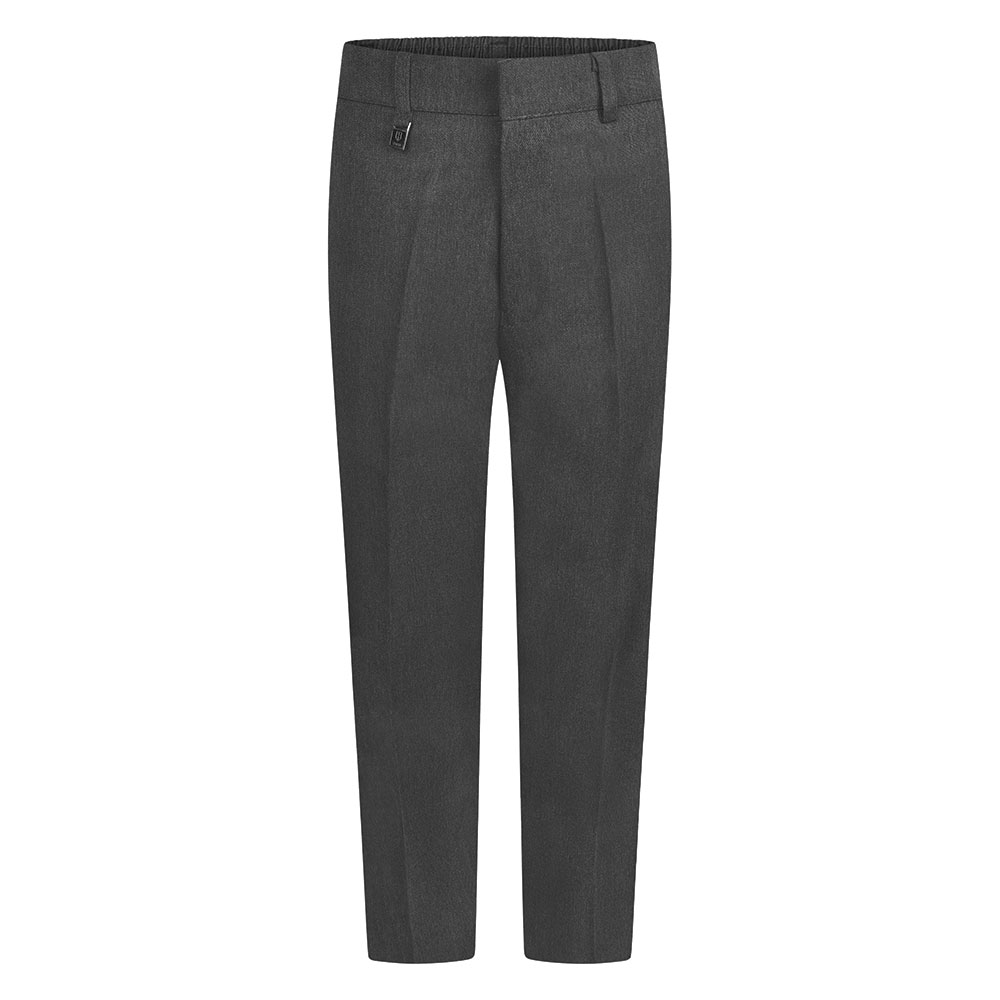 Grey Standard Fit Trousers